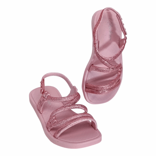Sandalia Infantil Rosa de Brillos Mod. 102 0433 - Image 3